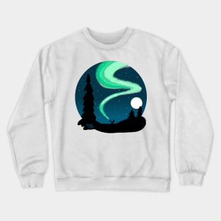 Beautiful Fox Fires Crewneck Sweatshirt